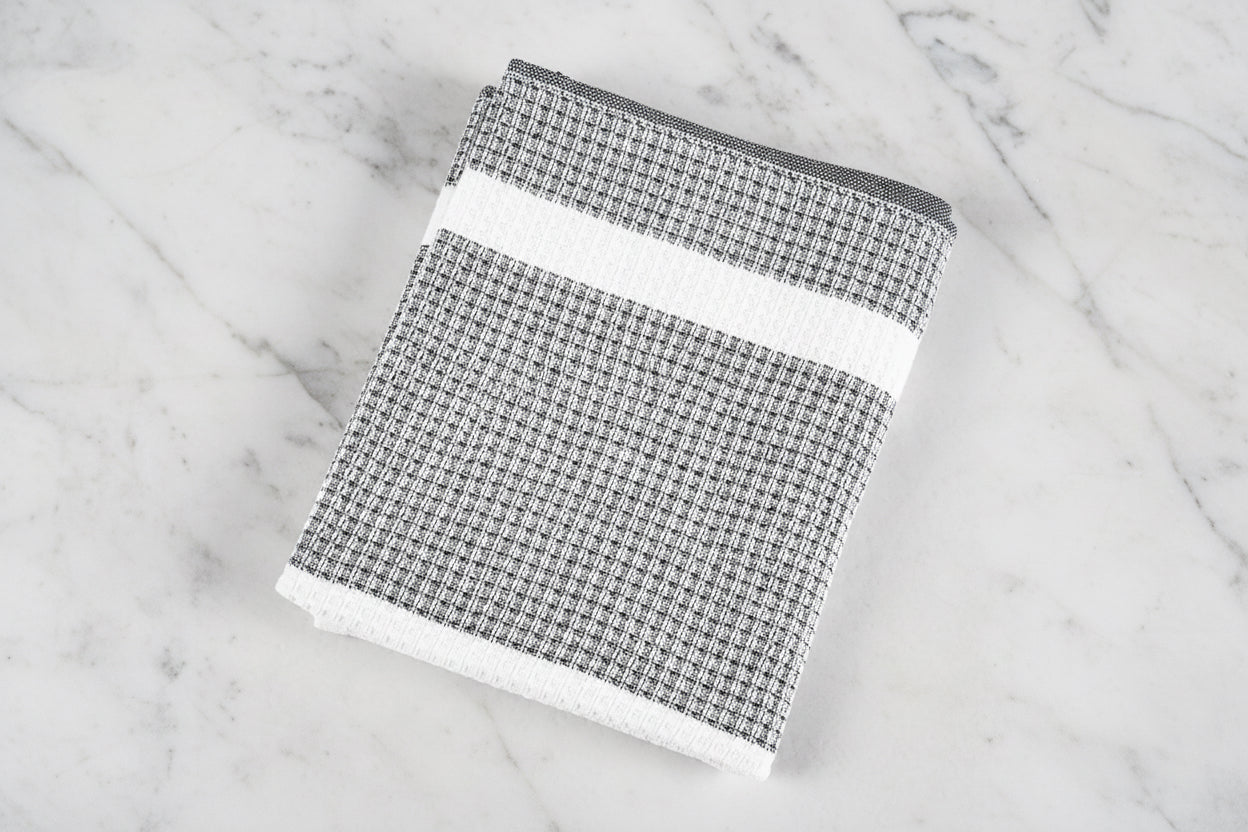 Bee blue kitchen towel
