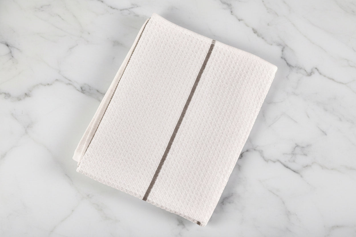 Bee beige stripe kitchen towel