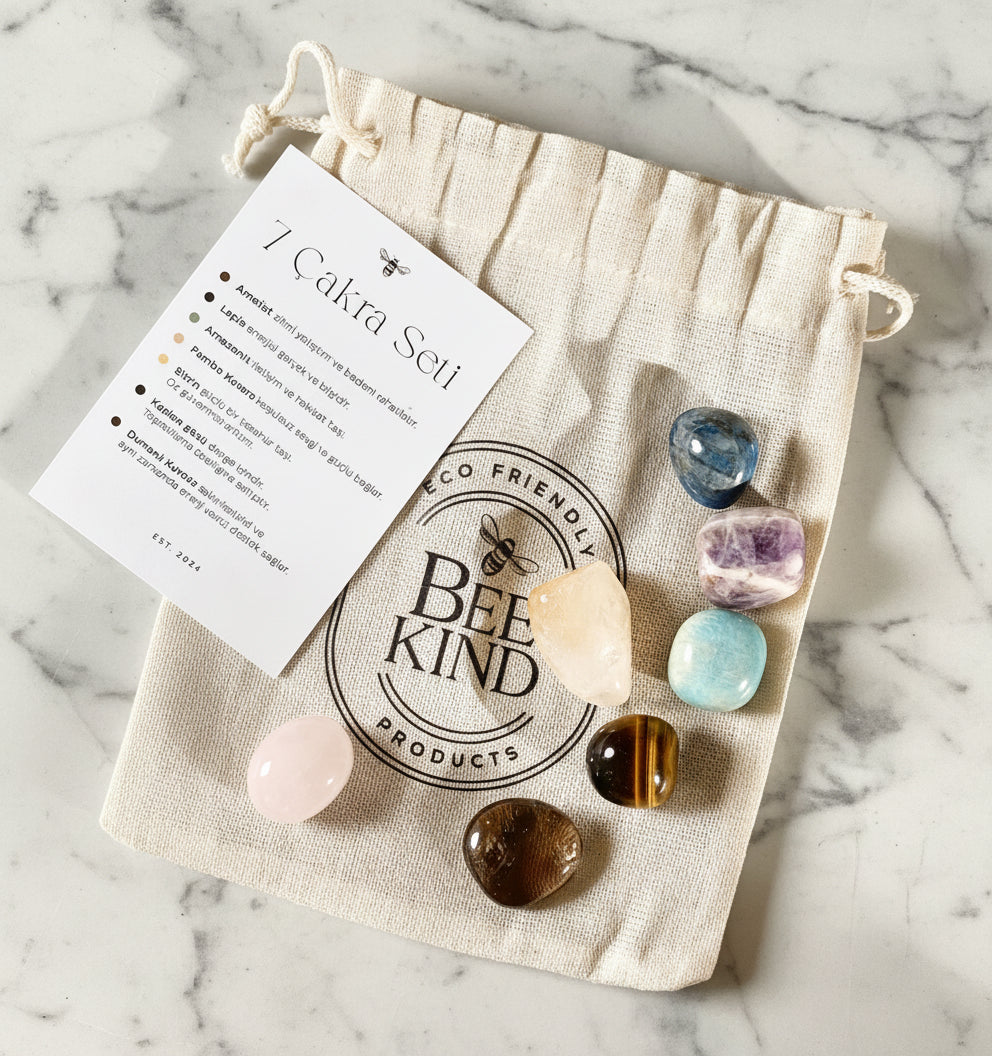 Bee Kind 7- Crystal Chakra Set