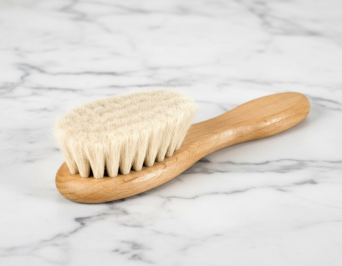 Organic Goat Hair Baby Brush