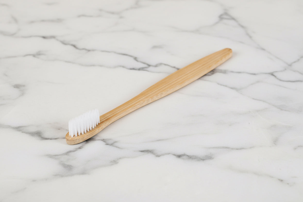 Bamboo Toothbrush (White)